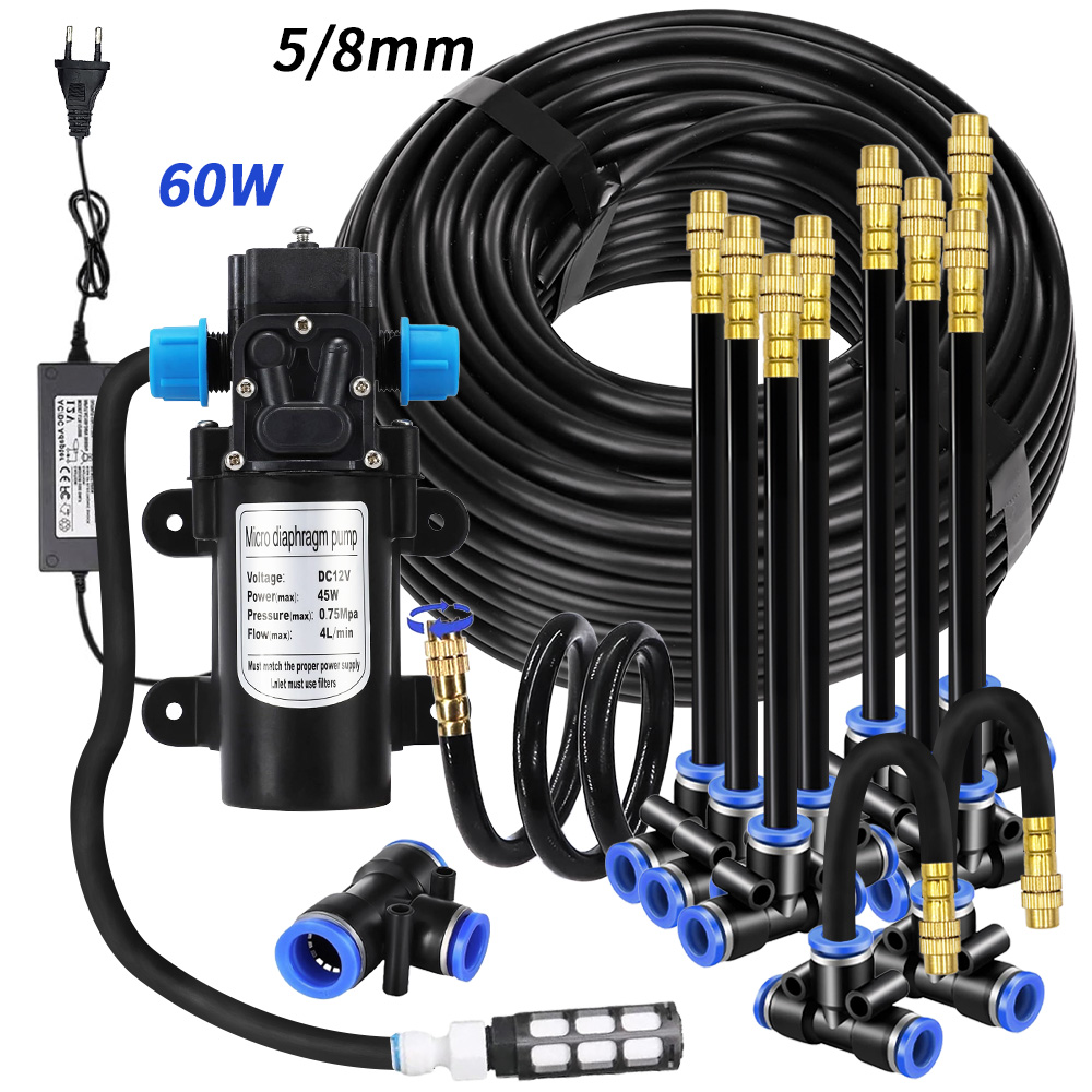 Smart Garden Irrigation System - 정원용 5/8mm PE 호스 분무기 키트