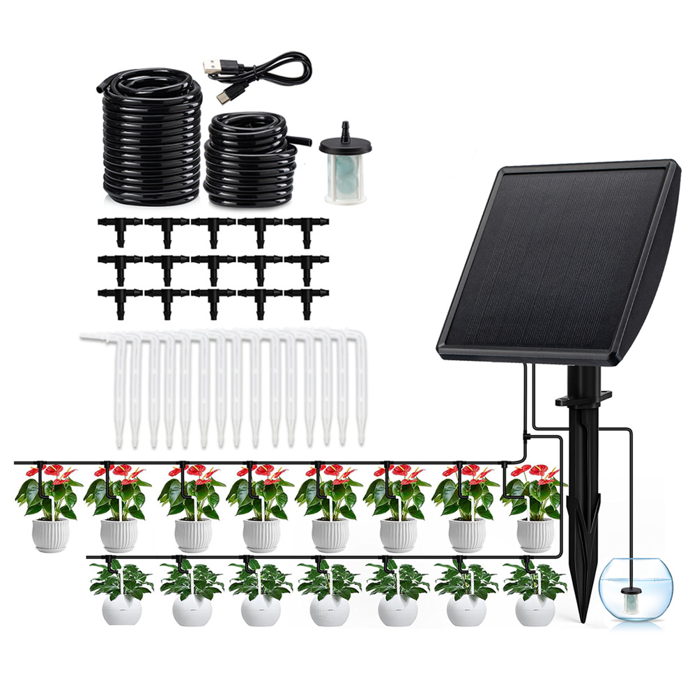 Smart Garden Irrigation System - 태양광 자동 드립 관수 펌프 스마트