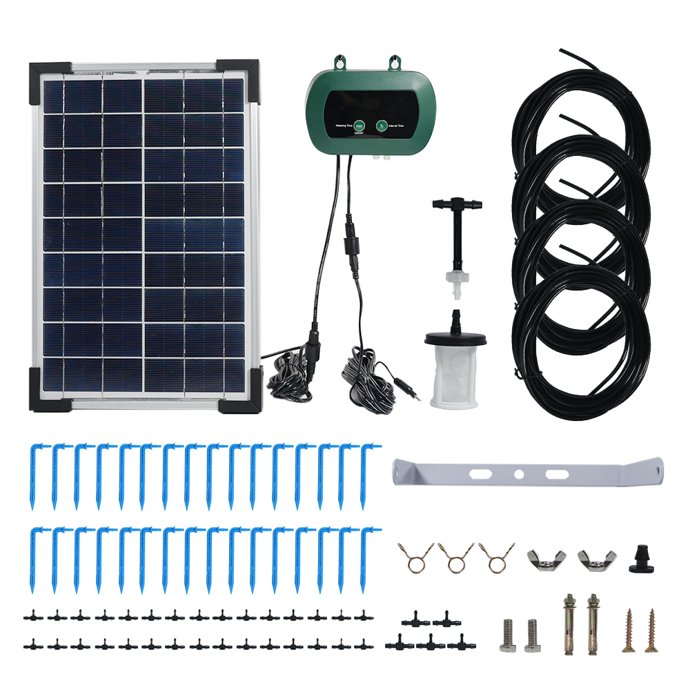 Smart Garden Irrigation System - 태양광 수경재배 장비 마이크로 드립 펌프