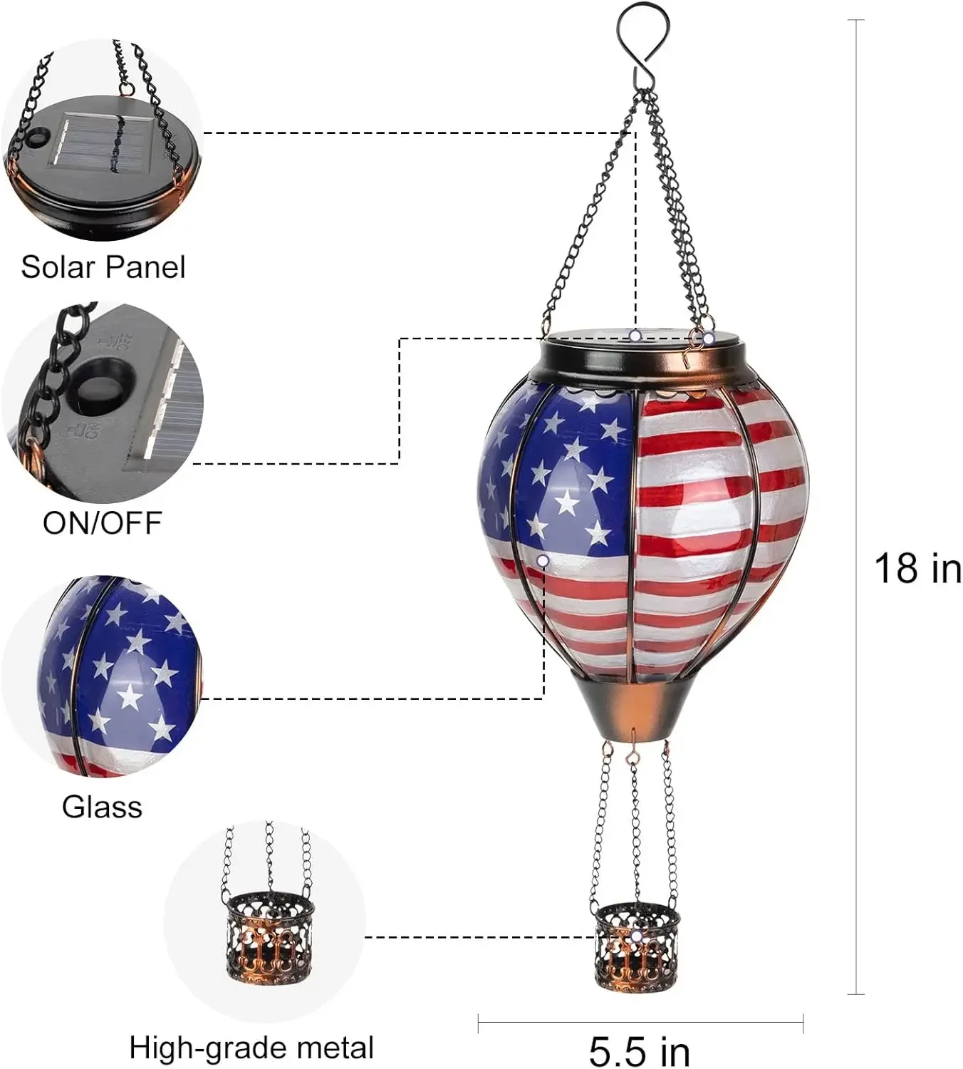 핫 에어 벌룬 태양광 랜턴 야외 장식 태양광 걸이등 방 - Smart Garden Balloon 리뷰 및 가격