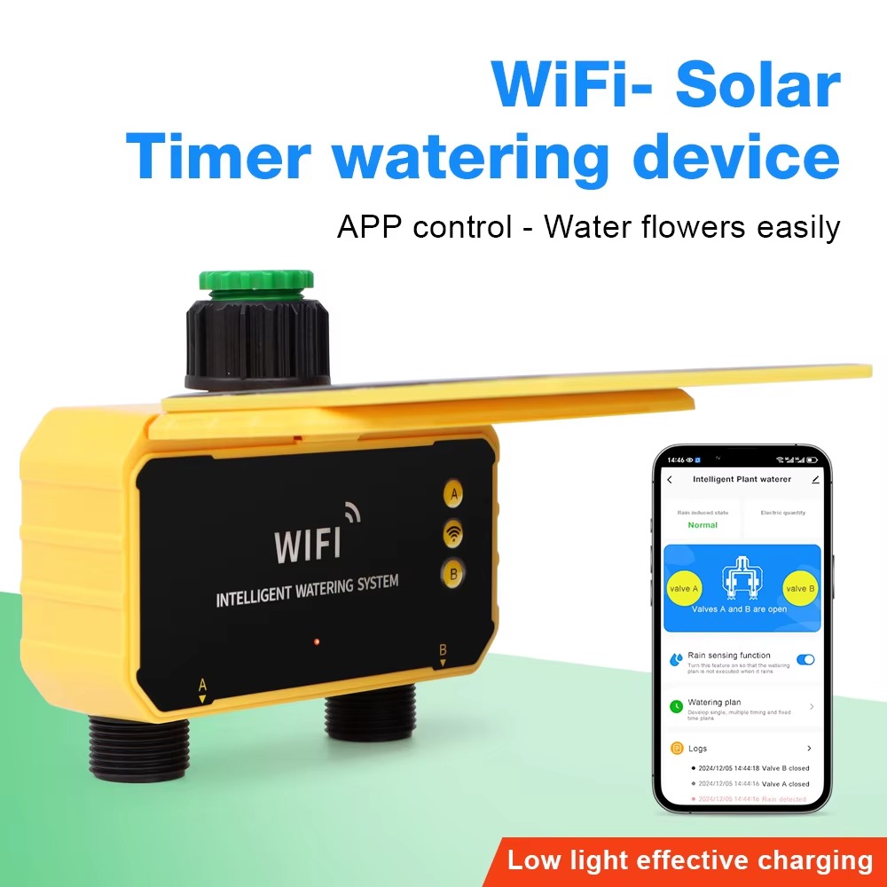 1/2 출력 WIFI 태양광 관개 타이밍 컨트롤러, 정 - Smart Garden Tap Timer 리뷰 및 가격