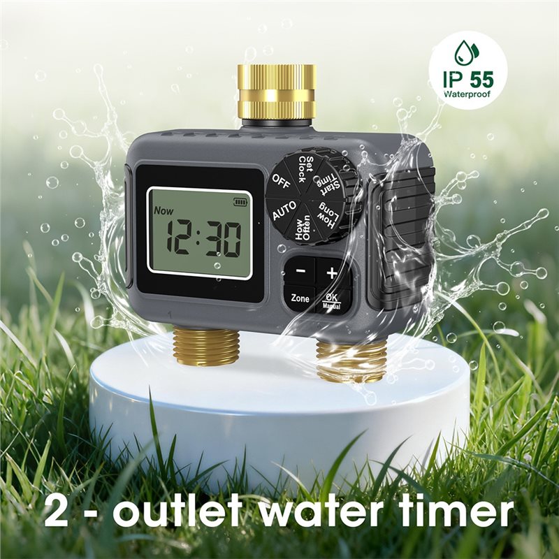 AY14 - 이중 콘센트 자동 관개 타이머 정원 물 타 - Smart Garden Irrigation System 리뷰 및 가격