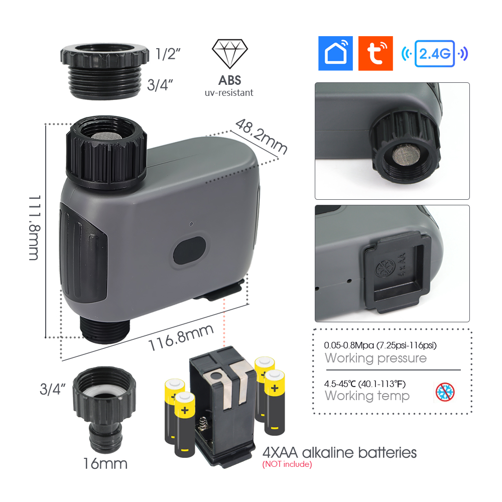 Tuya 스마트 와이파이 타이머 정원 식물용 미스팅 냉 - Smart Garden Irrigation System 리뷰 및 가격