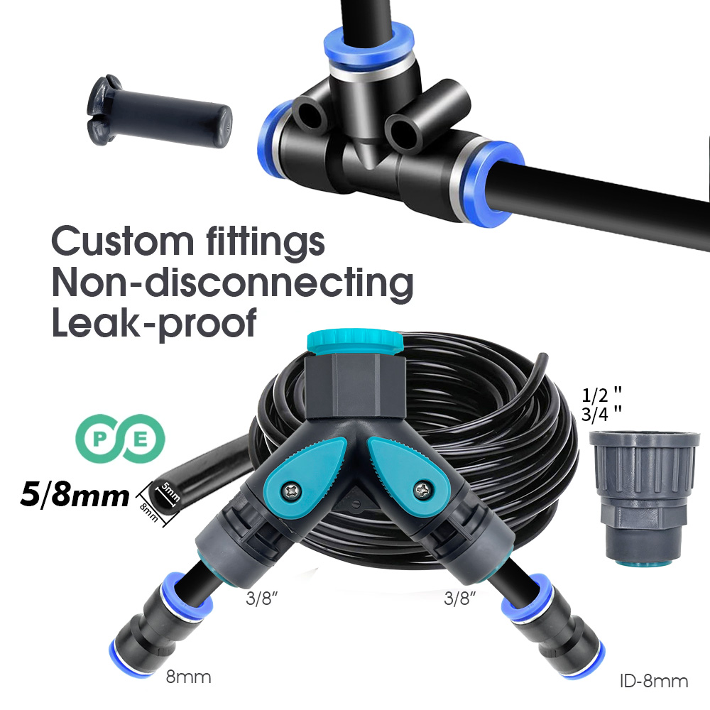 정원용 5/8mm PE 호스 분무기 키트 (60W 자흡 - Smart Garden Irrigation System 리뷰 및 가격