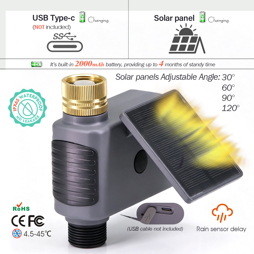 스마트 앱 원격 제어 드립 관수 키트 태양광 WiFi  - Smart Garden Irrigation System 리뷰 및 가격