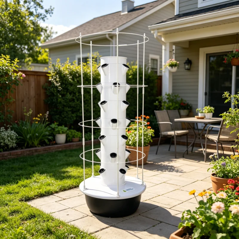 스페이스트리 5층 수직 수경재배 타워 실내 스마트 채소 - Smart Garden Trellis 리뷰 및 가격