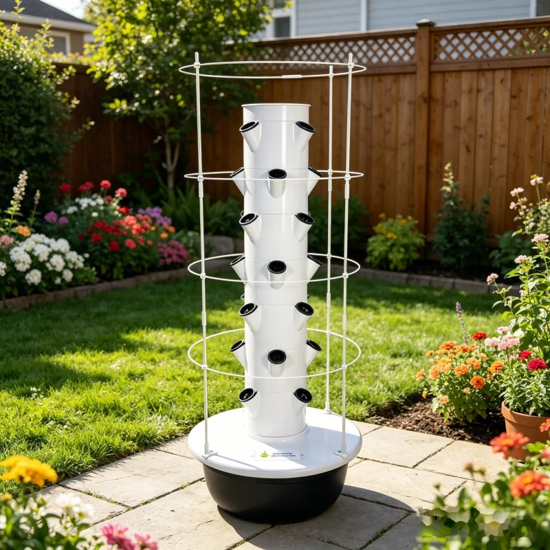 5층 스페이스트리 수직 수경재배 타워 홈 스마트 채소  - Smart Garden Trellis 리뷰 및 가격