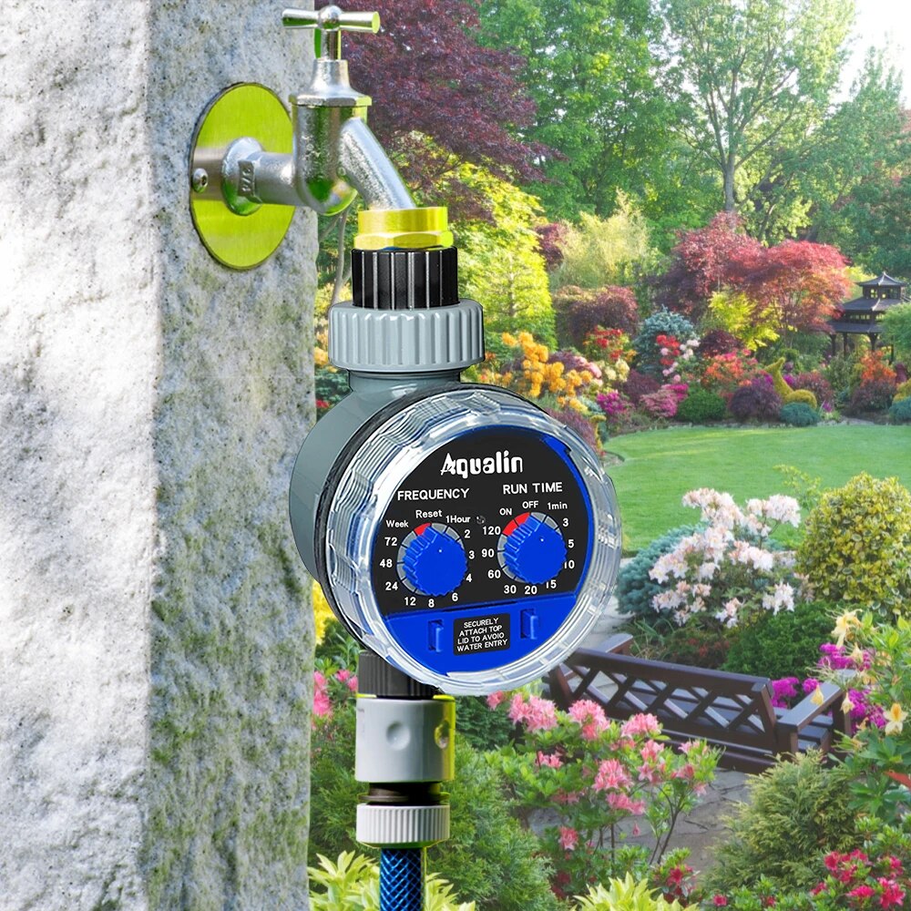 정원 급수 타이머 볼 밸브/솔레노이드 밸브 관개 컨트롤 - Smart Garden Tap Timer 리뷰 및 가격