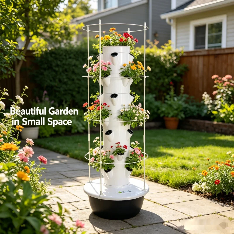 스페이스트 5층 수직 수경 재배 시스템, 트렐리스가 있 - Smart Garden Trellis 리뷰 및 가격