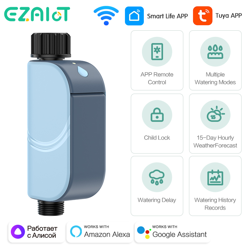 스마트 Tuya WIFI 정원 급수 타이머 자동 뿌리  - Smart Garden Tap Timer 리뷰 및 가격