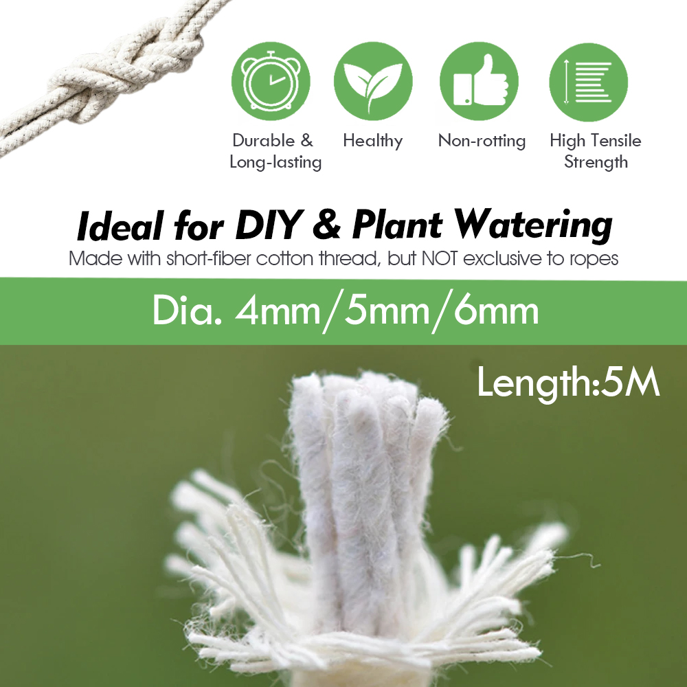자체 급수 면 심지 코드 화분 식물 묘목 화분, DIY - Smart Garden Herb 리뷰 및 가격