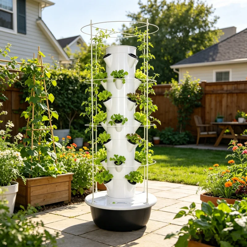스페이스트리 스마트 실내 정원 9층 수직 수경 재배 타 - Smart Garden Trellis 리뷰 및 가격